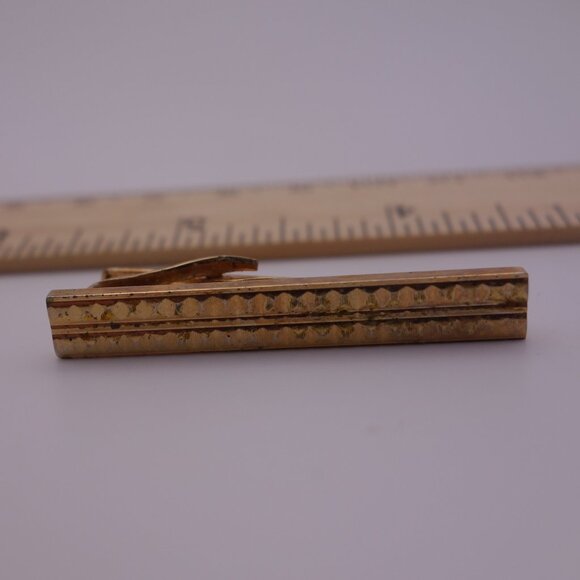 Set of Rectangle Cuff Links Tie Clip & Juniper Lacombe Altacan Ballou Reg'd Pin - Picture 9 of 16